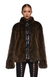 [Current Mood] High Society Babe Faux Fur Coat