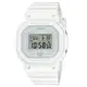 【CASIO 卡西歐】G-SHOCK 纖薄精巧 個性簡約 簡約白 經典方型 GMD-S5600BA-7_40.5mm