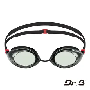 【巴博士Dr.B】光學度數泳鏡 近視蛙鏡 低水組設計 32295 淺灰黑