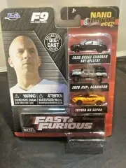 Nano Hollywood Rides 1.65" Fast & Furious F9 Collector's Series 3 Pack Jada Toys