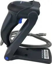 Datalogic QuickScan QW2120-BKK1S 1D Wired Barcode Scanner Imager USB Kit W/Stand
