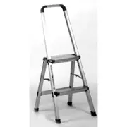 Indalex Aluminium 2 Step Ladder with Handrail 0.6m