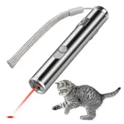 Usb Rechargeable Pet Toys Cat Training Laser Pointer With Led Flashlight