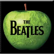 The Beatles Fridge Magnet Apple band logo Black One Size
