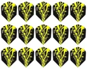 5 New Sets Harrows Rapide X Standard Dart Flights – Ships w/ Tracking - Yellow