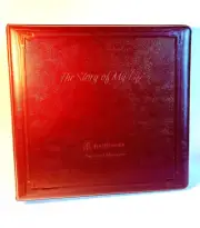 The Story of My Life Bio Binder Cherished Memories Burgundy Book Lynn Benson
