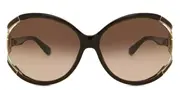 Salvatore Ferragamo SF 600S 220 A Women’s Sunglasses Brown Size 61