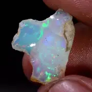 08.40 Ct Natural AAA+ Ethiopian "Play-Of-Color" Ultra Fire Opal Rough Gemstone