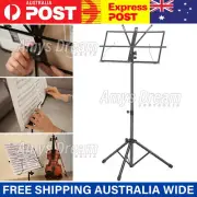 Foldable Sheet Music Stand Tripod Holder with Carry Bag Stage Performence MEL
