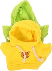 2pcs Bear Doll Sweatshirt Stuffed Animals for Place Clothes Outfits Dollhouse Dolls Stuffed Bear Hoodies Plush Stuffed Bear Outfit Doll Costume ifundom