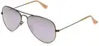 [Rayban] Sunglasses 0RB3025 Aviator Large Metal 9156AJ BLUE BI-Mirror Grey 58