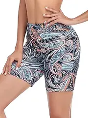 [RELLECIGA] Women's Swim Shorts Quick Dry Swim Shorts High Waisted Board Shorts for Women