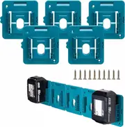 Compatible For Makita 18V Battery Mounts Dock Holder Battery Storage 5Pcs Battery Holder for