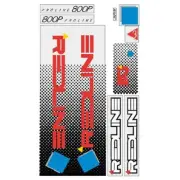 Redline - 1985 800P for White frame Decal set - Old school bmx