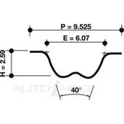 Dayco Timing Blt 055Shx127H T159T090 - 94177