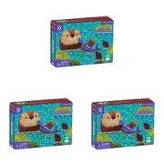 3x 48pc Mudpuppy Kids/Children Mini Jigsaw Puzzle 20x14.5cm Ocean Sea Otter 4+