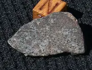 JUANCHENG (H5) - 3.47 g meteorite slice - Awesome Crust & Breccia