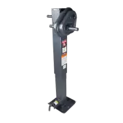 BULLDOG 2-Speed Square Trailer Jack 12K Lift Side Wind 12-1/2" Travel