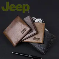 在飛比找蝦皮購物優惠-Jeep 短錢包 Jeep Buluo 錢包 Dompet 