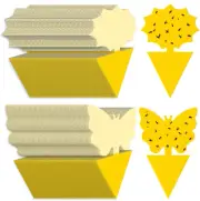 40PCS Fruit Fly Sticky Traps - Effective Gnat Killer for Indoor & Outdoor Use...