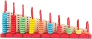 TTETTZ Add Subtract Abacus Math Teaching Tool for Preschool Boys Girls Kindergarten