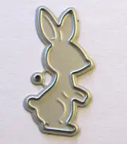 Metal Stencil 1 ½” Rabbit - for Big Shot or Sizzix Machines #628b