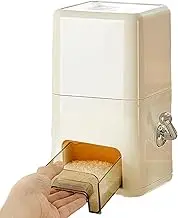 Rice Dispenser - Cereal Storage Containers | Rice Container | Moisture Proof Metering Rice Bucket | Large Capacity Food Bin Keeper Box Organizer Bucket for Kitchen Pantry Freezer Outdoor Livestock