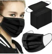 Face Mask Disposable Non Medical Surgical 3-Ply Earloop Mouth Cover [50/100 PCS]
