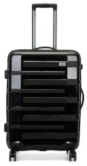 Swiss Luggage Carry On Travel Hard Case Suitcase Lightweight TSA SN8801A 20"