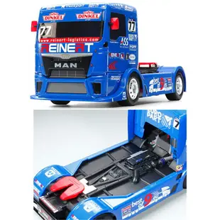 TAMIYA 田宮 1/14 模型 TEAM REINERT RACING MAN TGS 競速拖車頭 (TT-01 TYPE-E 底盤) 58642