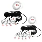 LED Strip Lights RGB Car Fiber Ambient Sound Active Wireless APP Control