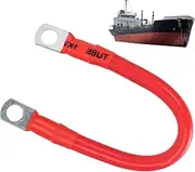 Marine Battery Cables | 2 AWG Battery Cable, Battery Cables with Terminals | Positive/Power Connector for RV Solar Motorcycle Boats Marine Car, Black/Red Pochy