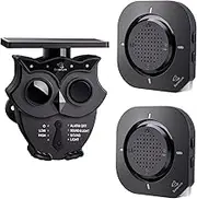 BetterLink Driveway Alarm Systems Weatherproof Outdoor Motion Detector & Sensor with120dB Siren, Sound and Light Alert Systems Makes it Easy to Monitor & Protect Outdoor/Indoor Property(2R1S)