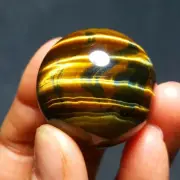 TOP 64G 36MM Natural Tiger eye Crystal Sphere Ball 5203+