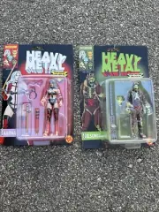 Heavy Metal Taarna And Nelson Pre-production Samples Damaged Cards