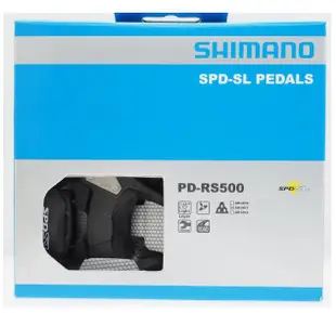 Shimano PD-RS500 SPD-SL易脫卡易上卡公路車卡踏 踏板附扣片黑色盒裝R540升級版