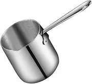 Ciieeo 1Pc Mini Stainless Steel Fryer Pot Household Deep Frying Tool for Cooking Melting Butter and Warming Milk Lightweight Easy to Store for Tempura and Fried Foods