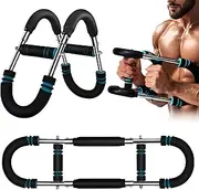 Twister Arm Trainer, 30-50KG Adjustable Forearm Strengthener, Twister Arm Exerciser Chest Workout, Adjustable Strength Trainer, Portable Power Twister Bar, Arm Fitness Exercise Equipment for Home