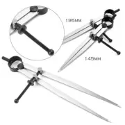 Adjustable Leather Craft Rotating Tool Wing Divider Compass Scriber Edge Creaser