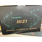 免運 MSI 微星 CYBORG 15 A12VF 255TW 15吋 電競筆電 I5/16G/512G/RTX4060