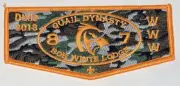 Boy Scout OA 87 Bob White Lodge 2013 Dixie Quail Dynasty Flap