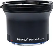 [PEIPRO] P67-XCD Pro Lens Mount Adapter Compatible with Pentax 67 Mount Lens to Hasselblad XCD Mount Mirrorless Digital Camera Systems (Such as X2D X1D2 and More)
