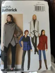 BUTTERICK PATTERN 6255 COATS MISSES SIZES XSMALL SMALL MEDIUM UNCUT