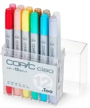 Copic Ciao Sketch Illustration Marker 12 Colors Starter Set From Japan