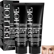 Instant Firm Eye Tightening Cream, Temporary Instant Eye Tightener Cream, Instant Reduces Under Eye Bags, Dark Circles, Puffiness, Anti Aging Fine Lines, Instant Face Lift Cream 60ML (2Pcs)