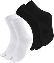 minkissy Silicone Toe Separator Socks Toe Cap Socks Women High Ankle Socks Toe Socks for Men Women