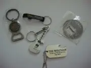5 Assorted Bottle Opener/Key chains *Collectible