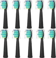 Senyum Toothbrush Replacement Heads for Fairywill,Replacement Brush Heads for Fairy Will, Electric Toothbrush Head for FW-507/508/551/515/917/959,FW-D1/D3/D7/D8, 10 Pack