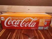 Coca Cola Orange Cream Soda Pop 12 Pack of 12 fl oz Cans Coke