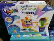 Power Dough Animated Magic Pets Large Playset 4 Dough Colors - Moves Light Talk